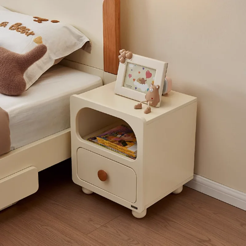 Aesthetic Kids Bedroom Nightstands Unique Modern Cute Cabinet Bedsides Table Storage House Design Mesitas De Noche Furnitures