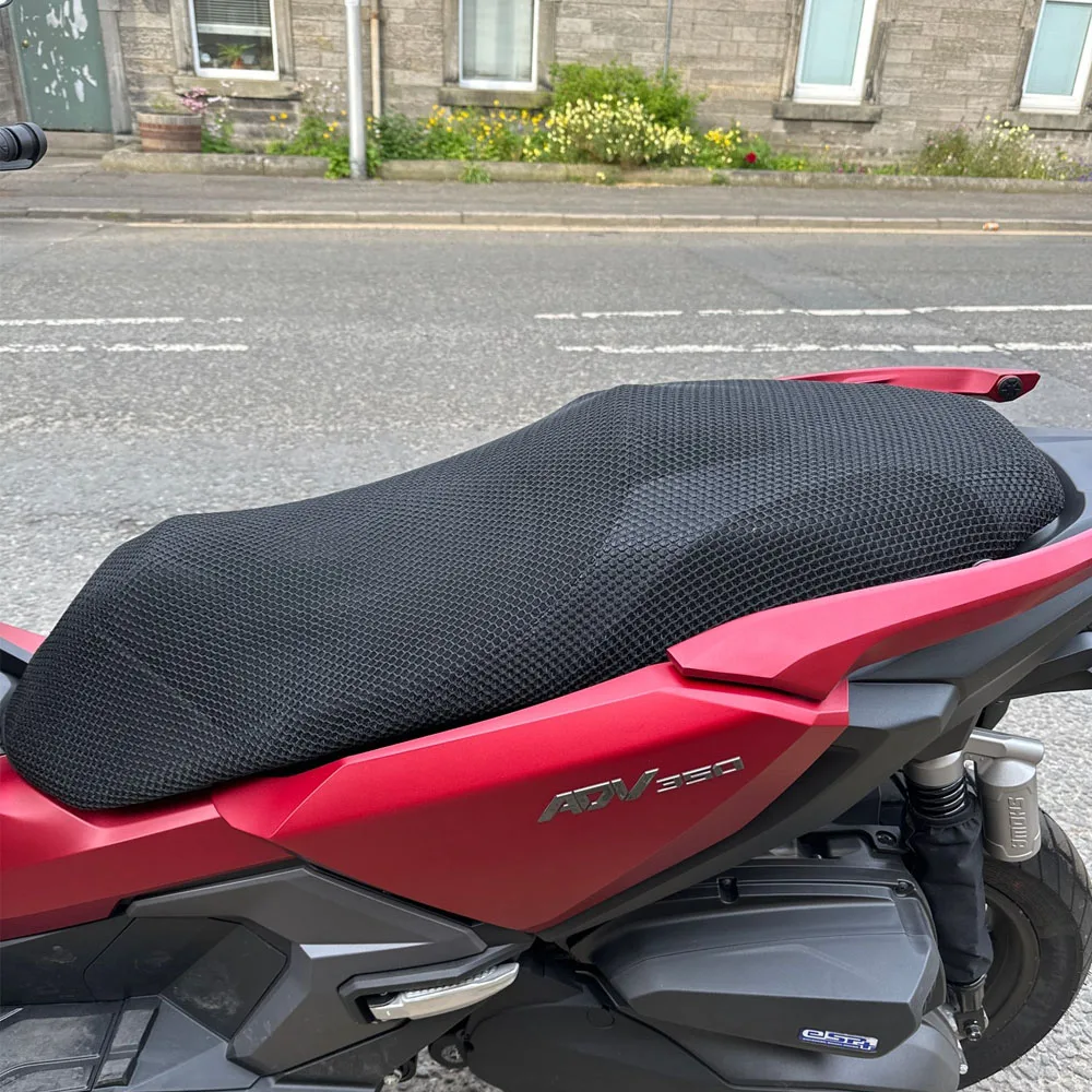 Compatible with ADV350 Motorcycle 3D mesh elasticity Protecting Cushion Seat Cover Nylon Fabric Saddle For Honda ADV 350