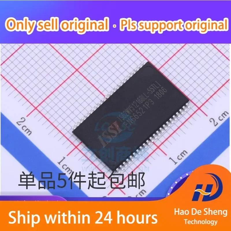 

10PCS/LOT IS62WV51216BLL-55TLI TSOP-44 SRAM New Original In Stock