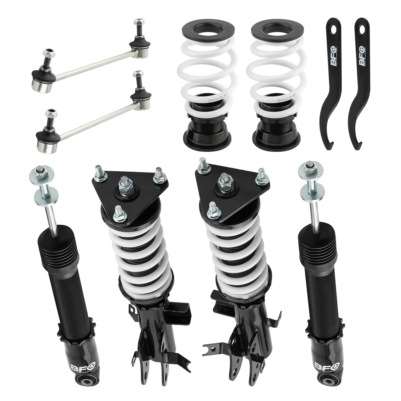 BFO Coilovers Adjustable Suspension Lowering Kit For Honda Civic FG FB 2012-2015 Coilovers Shock Absorbers Suspension Kits