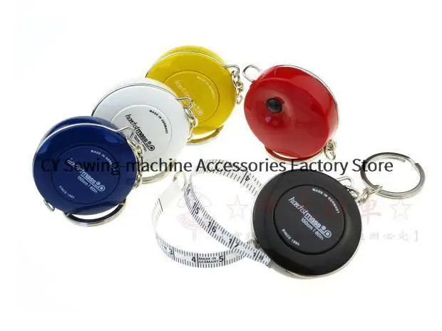 1PCS 150cm 60inch Soft Ruler Tape Measure Hoechstmass Imported Germany Keychain Tape Hoechst Mass Measuring Tape Extension Ruler