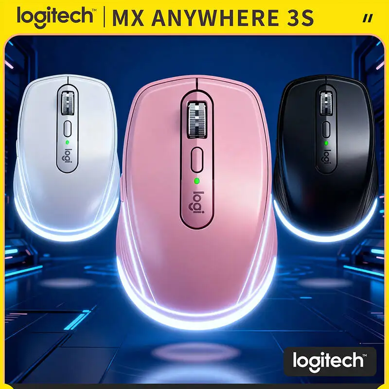 

Top-Tier MX Anywhere 3S - 8000 DPI, Hyper-Scroll, USB-C Fast Charge, Perfect for Creative Team Collaboration & Office