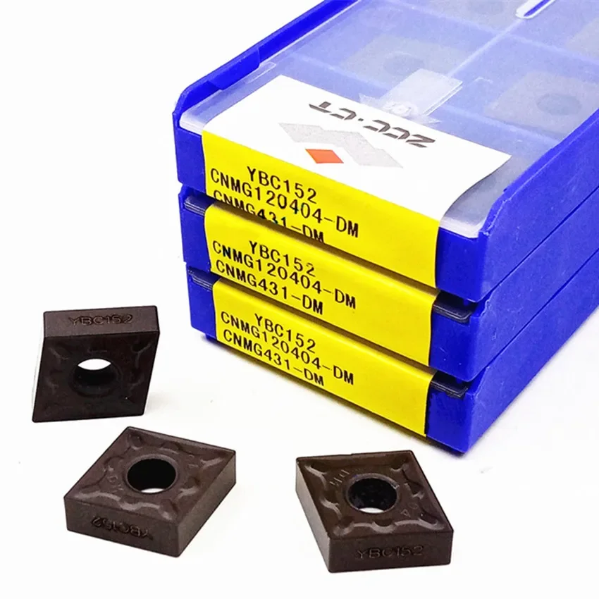 

ZCC.CT CNMG120404-DM YBC152/CNMG120408-DM YBC152/CNMG120412-DM YBC152 CNMG431 CNMG432 CNMG433 ZCC твердосплавные пластины с ЧПУ для стали