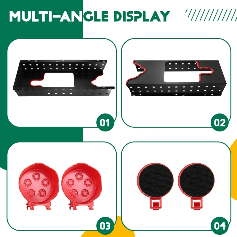 Soporte de herramientas para pulidor de amortiguador de coche de montaje en pared, estante para máquina pulidora, estante de almacenamiento para pulidor, colgador para pulidor