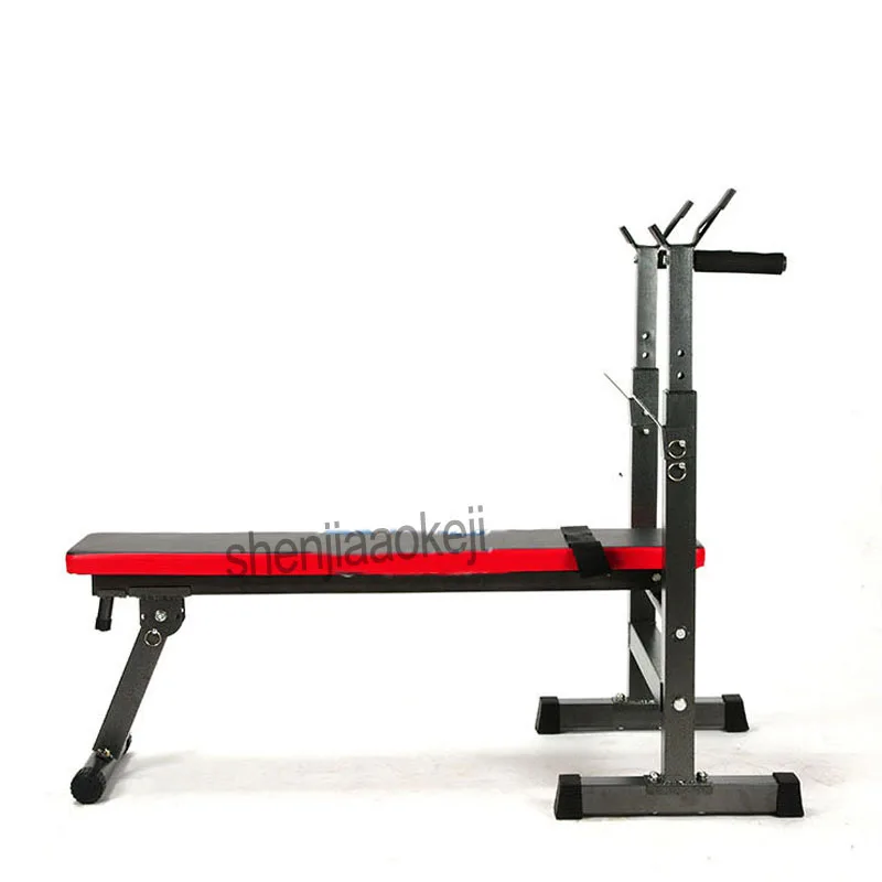 Banc de musculation multifonctionnel, haltère T1, équipement d'exercice de fitness, salle de sport domestique, entraînement, 1 pièce