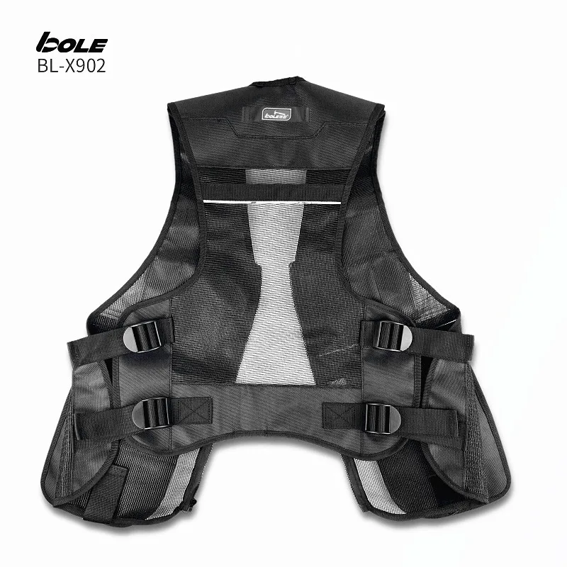 BOLE Multi Functional Tool Vest Nylon Mesh Breathable Design Available All Year Round Construction Safety Vest