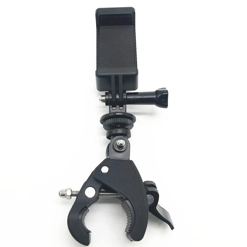 Support universel de pince de vélo pour fusil, canne à pêche, arc, flèche, chasse, pour Gopro Hero, SJCAM 456000 , Caméras d'action XiaoMiyi