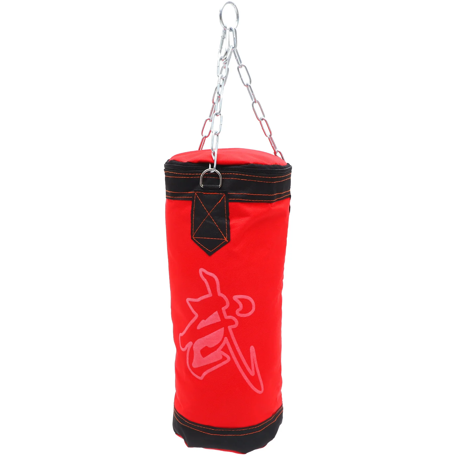 Saco de boxe de lona resistente Pu impermeável preenchível para treinamento de karatê saco de areia de treino de chute