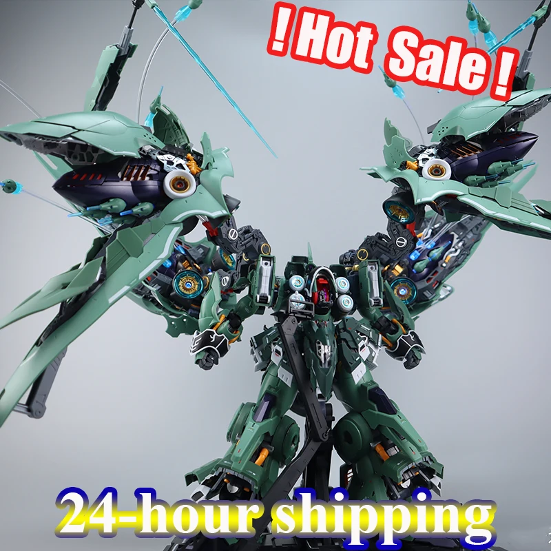 متوفر محور نموذج يعمل أوسريس المهيمن الجوي 1/100 تجميع الحركة لعبة مجسمة Mecha NZ-666 Kshatriya LED طقم إضاءة