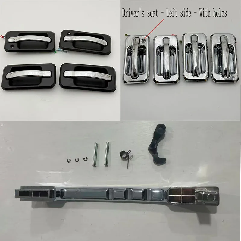 

Chrome-plated handle is suitable for the tailgate handle of Hummer H2 models from 2003 to 2009; OEM version. 15135441