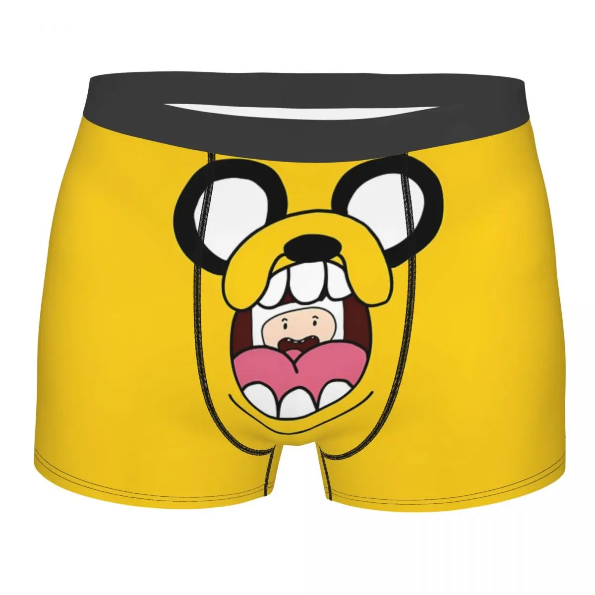 Nieuwigheid Boxershorts Slipje Slips Mannen Finn De Menselijke En Jake Ondergoed Ademende Onderbroek voor Homme S-XXL