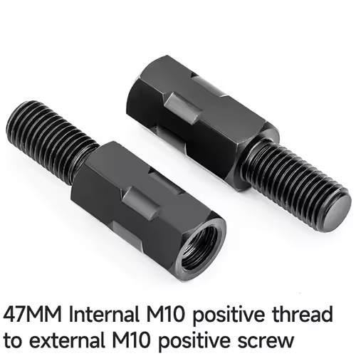 Longer Extension Black Motorcycle Rearview Mirror Adapters M8 8mm M10 10mm Anti clockwise Right Left Hand Thread Changing Screws - Image 7