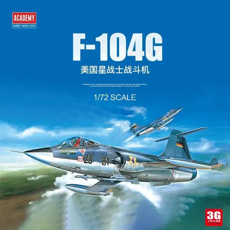 Academy 12443 F-104G Starfighter - 1/72 Airplane Model Kit