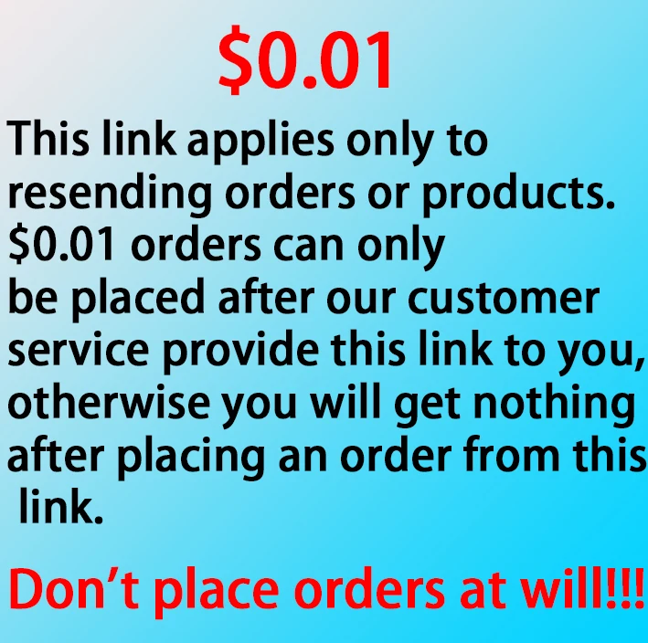 

This Link is Only for Lost Parcle / Item Broken Which Purchased from Our Store We Promise to Resend the Same Items to You!