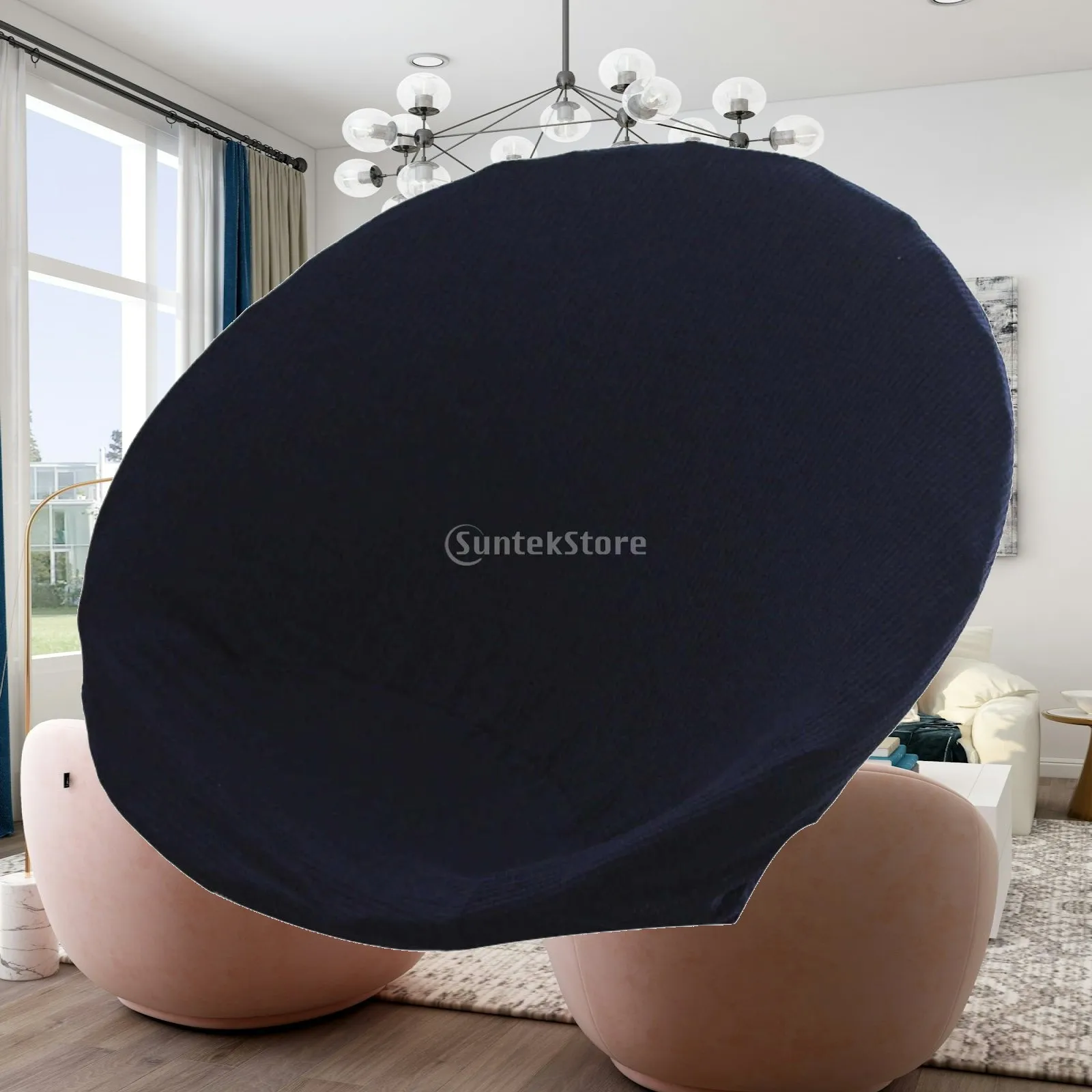 Stretch Saucer Chair Cover Soft Fitted Armchair Slipcover Furniture Protector for Adult Dining Room Seating