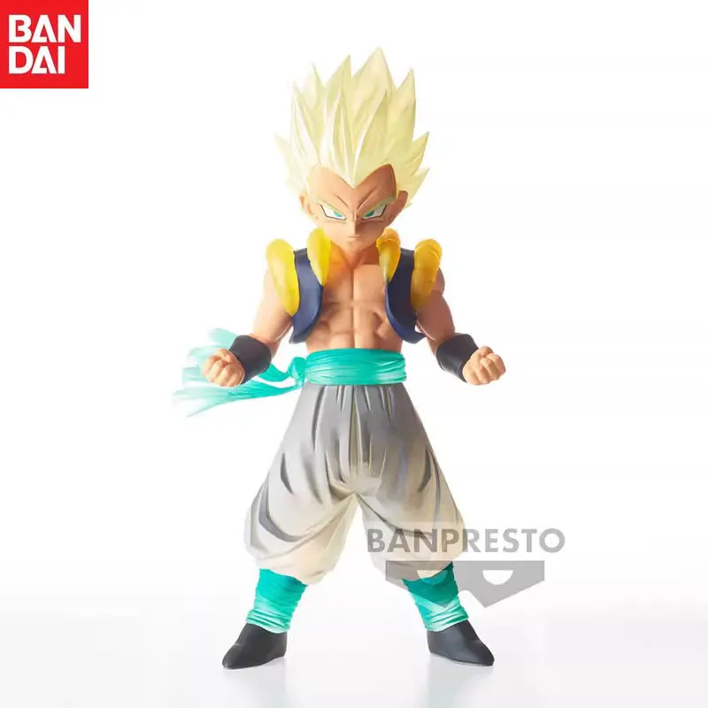 

In Stock Bandai Original Anime Dragon Ball Clearise SUPER_SAIYA Gotenks Action Figure Model Children's Gifts