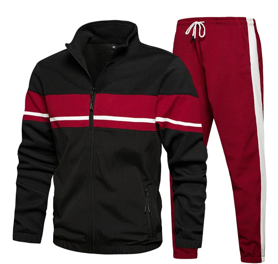 

Custom Logo Men's Running Sportswear Plus Size Hoodie Sport Sweatsuit Sweater Two-piece Suit Men's Hoodies Wear Tracksuits