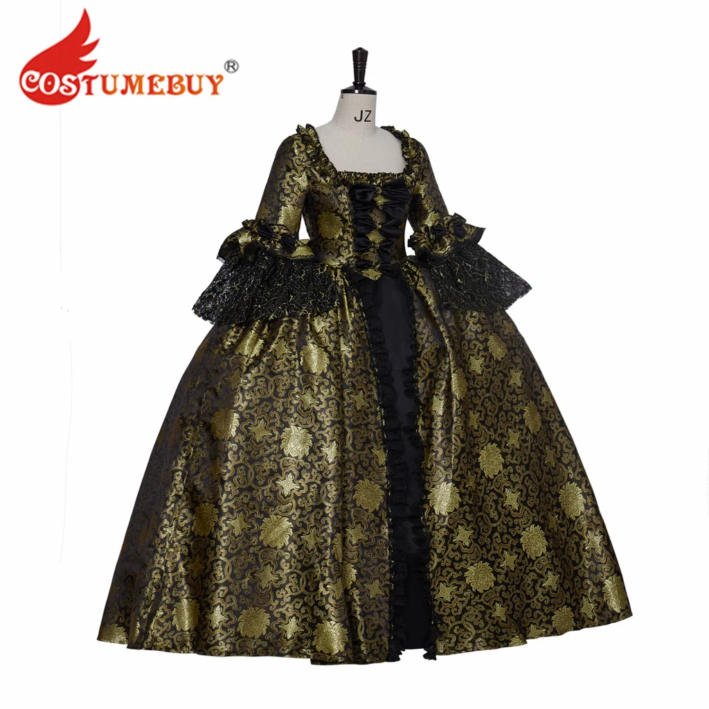 Women's 18th Century Marie Antoinette Colonial Rococo Baroque Masquerade Cosplay Ball Gown Dress