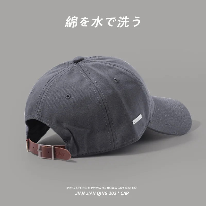 Plain Cotton Baseball Caps for Men and Women, Adjustable Twill, Low Profile Snapback, Daily Fitted Hat, All Seasons