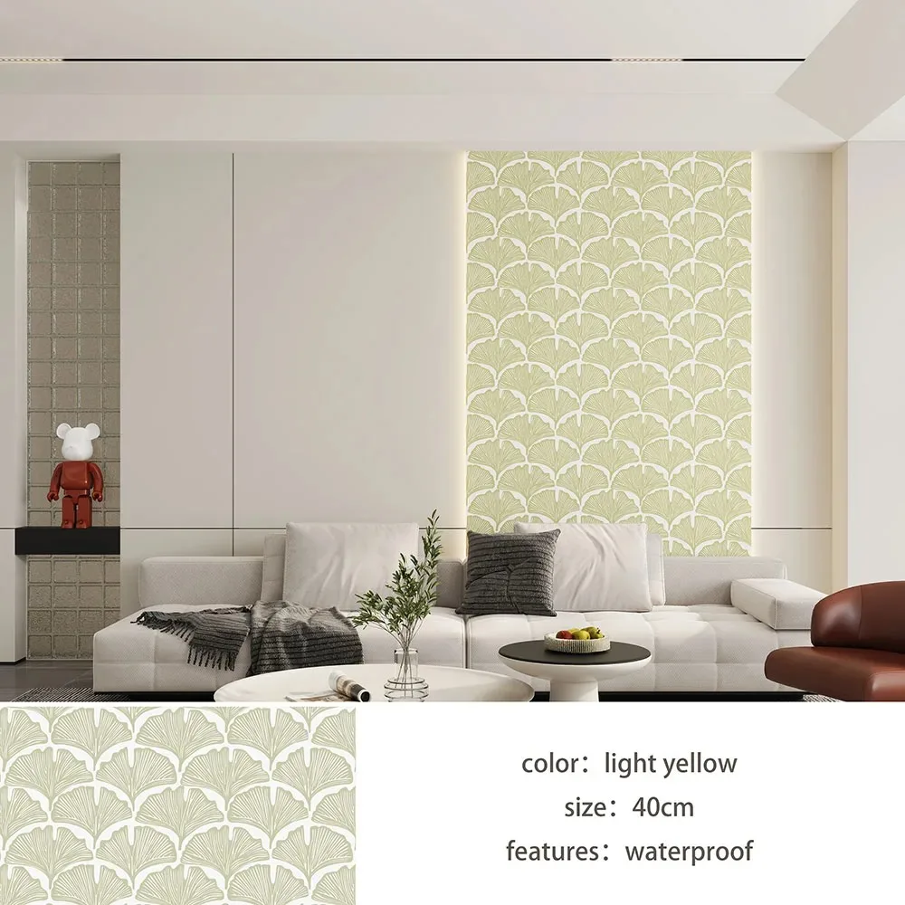 

40cm self-adhesive waterproof and moisture-proof striped decorative home modern style wallpaper TV living room wallpaper