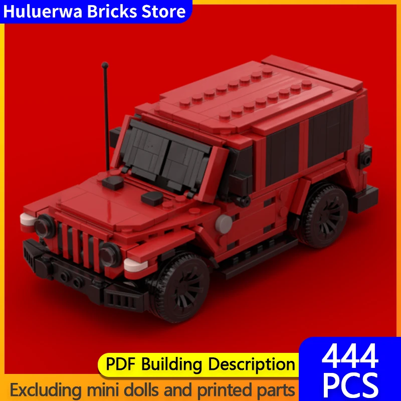 

Speed Racing Car Model MOC Building Bricks Sahara Off-Road Vehicle Modular Technology Children Holiday Gifts Assemble Toys Suit