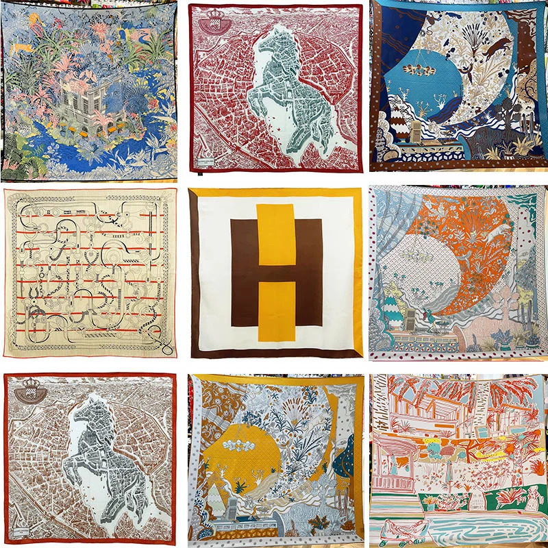 Новый шарф, кашемировые шарфы 130 см