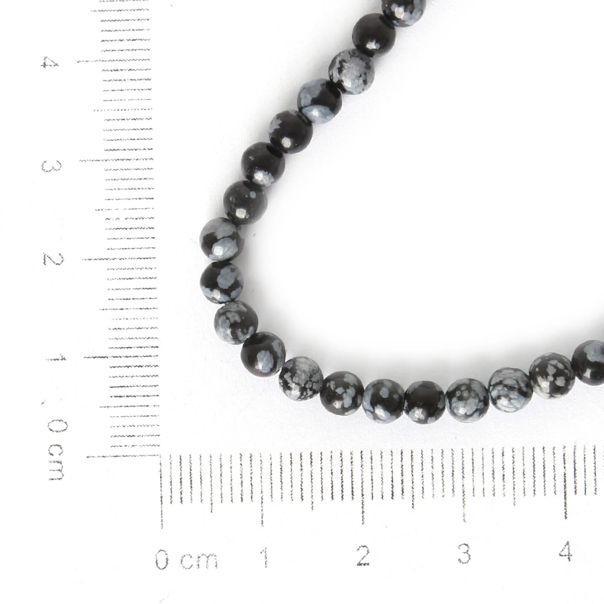 

Natural Stone Snowflake Obsidian Alabaster Round Loose Beads For Jewelry Making Diy Bracelet Necklace 4 6 8 10 12 mm