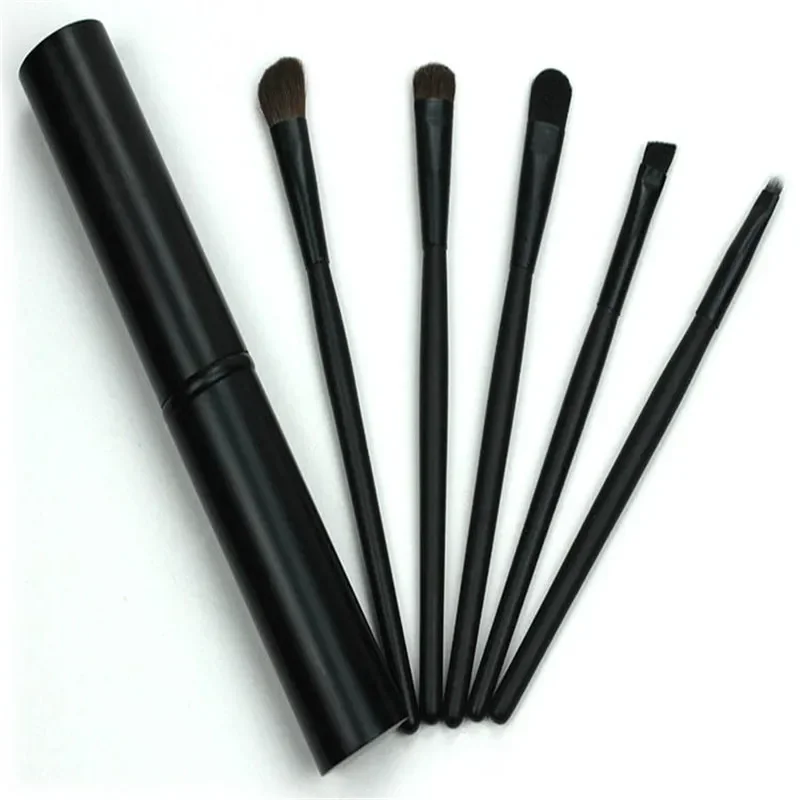 5pc Reise Tragbare Mini Augen Make-Up Pinsel Set lidschatten Eyeliner Augenbraue Lippen Pinsel Professionelle Make-Up Pinsel kit maquiagem
