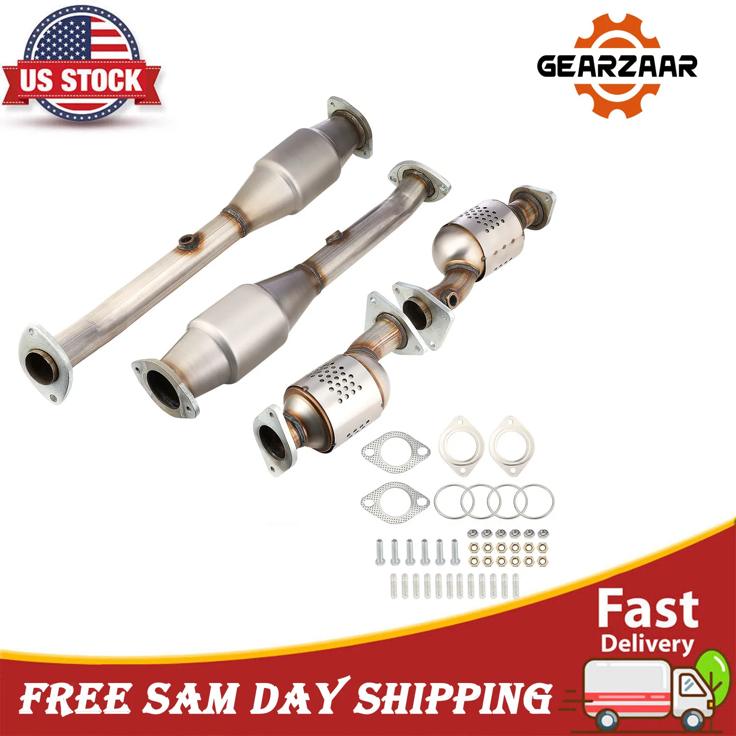 

4Pcs Catalytic Converter Set w/Gasket Direct Fit 05-14 For Nissan Frontier 05-12 Pathfinder 4.0L Car Exhaust Systems Mufflers