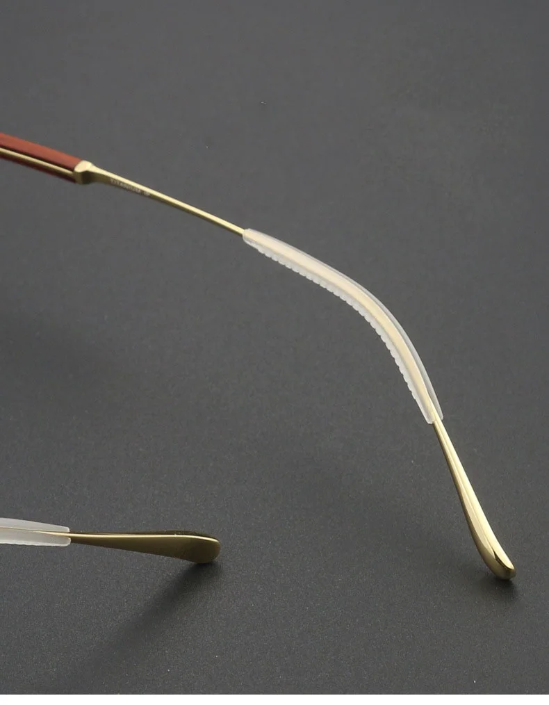 EYELUYAN Hochwertige Korrektionsbrillen aus reinem Titan mit Rosenholzrahmen, optische Brillen, anpassbare Kurzsicht- und Weitsichtbrillen – Detail 6