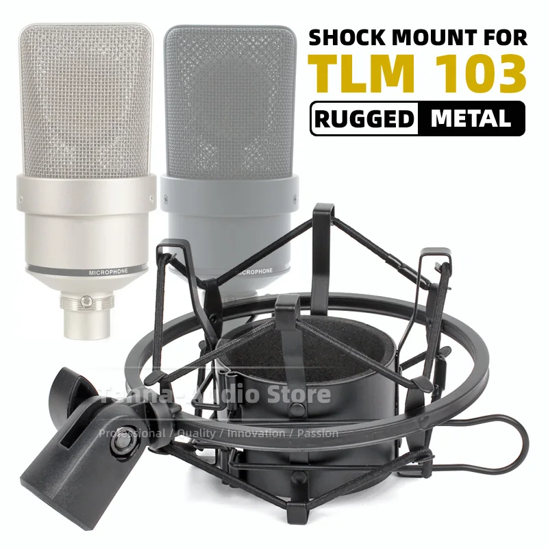 

Anti Vibration Stand Shock Mount For NEUMANN TLM103 TLM 103 Suspension Microphone Shockproof Mic Spider Holder Shockmount