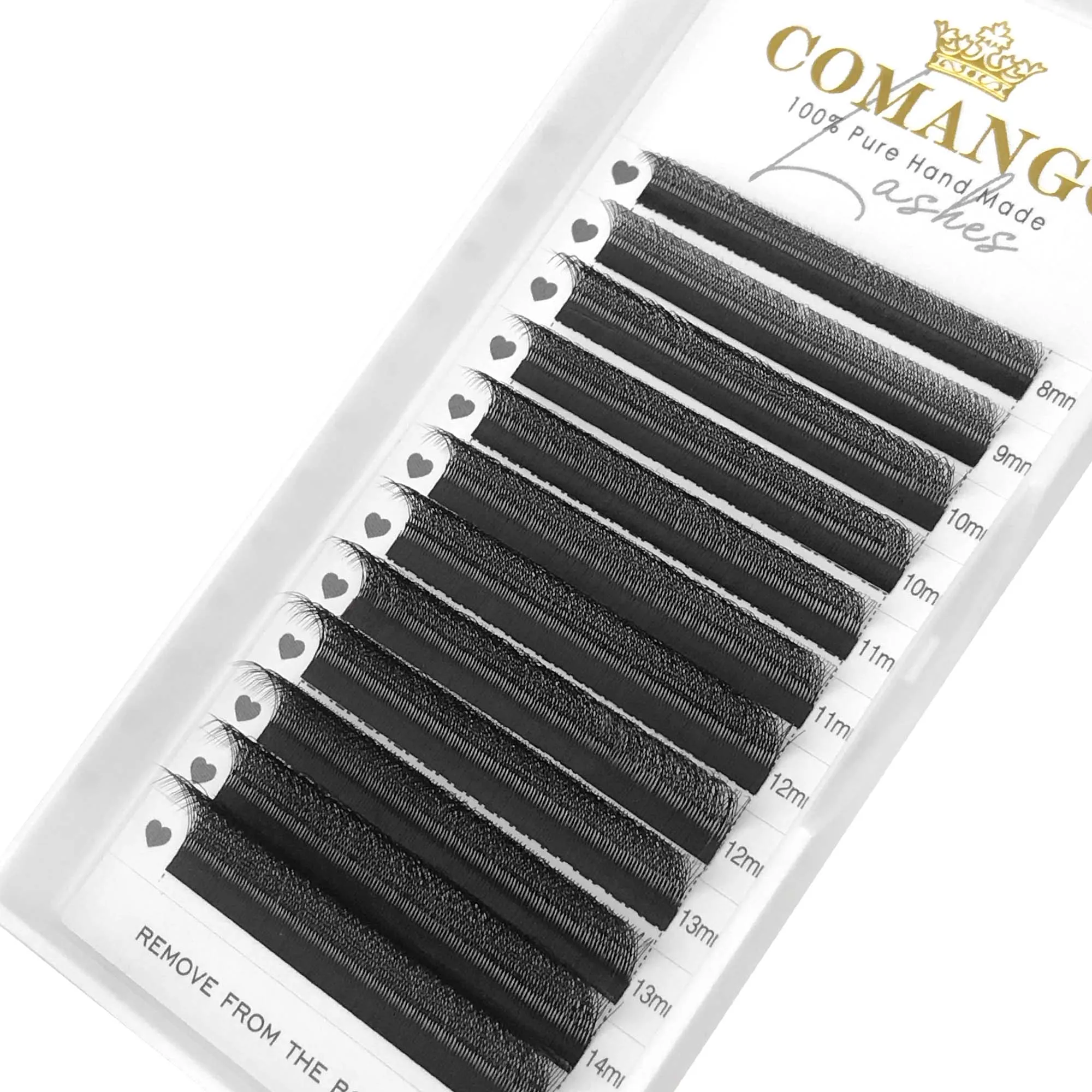 nieuw binnen 0,07 mm camellia 4D W-vormige wimperextensions mix 8-15 mm natuurlijke look individuele wimpers