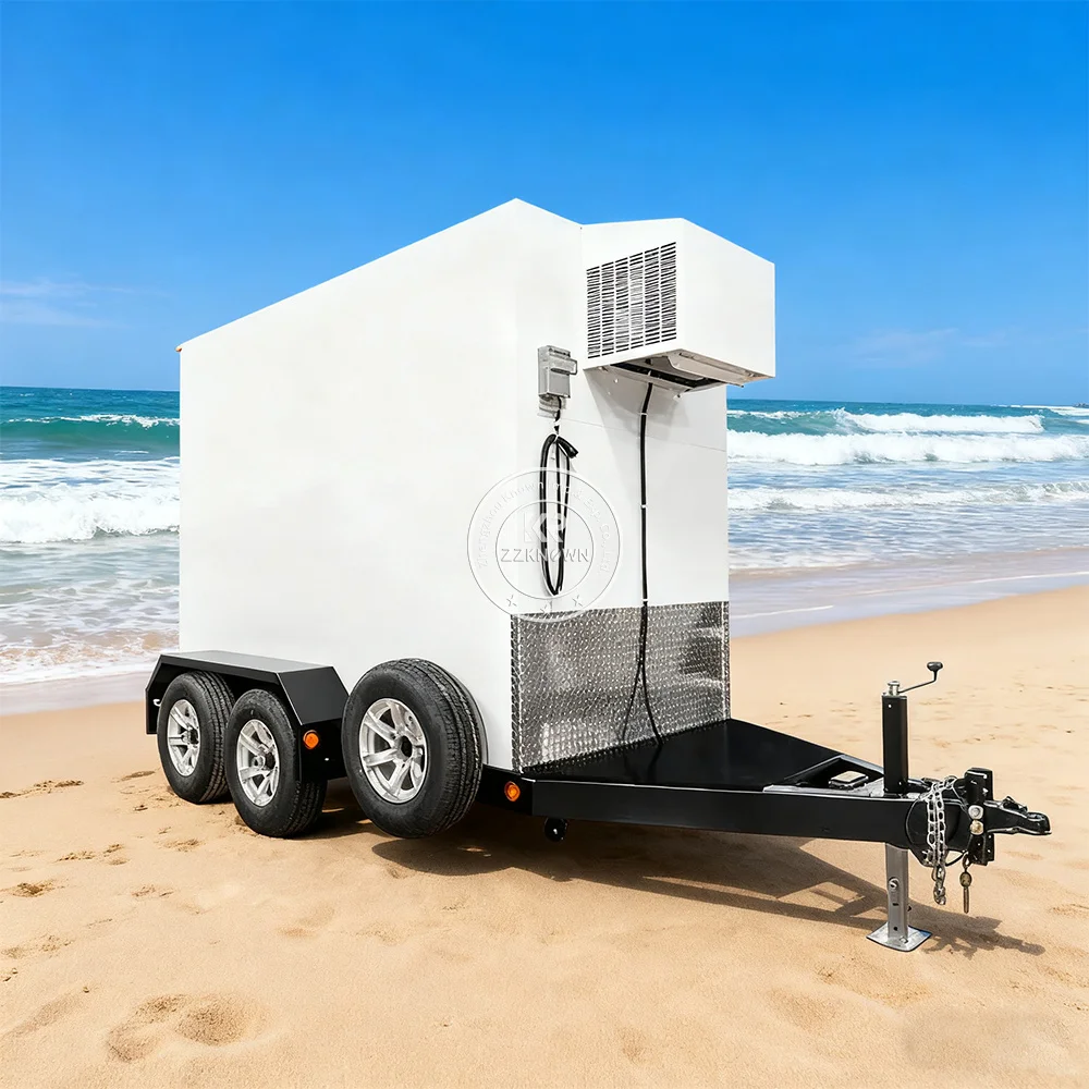 

Commercial Freezer Chiller Trailer Cold Storage Refrigerated Transport Cargo Trailer Truck with Temperature Control