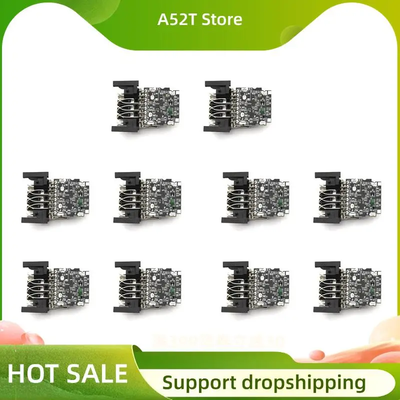 

A52T 10 Pcs Suitable For DCB200 20V10 Core 21700 Electric Core Power Tool Plastic Shell Protection Board