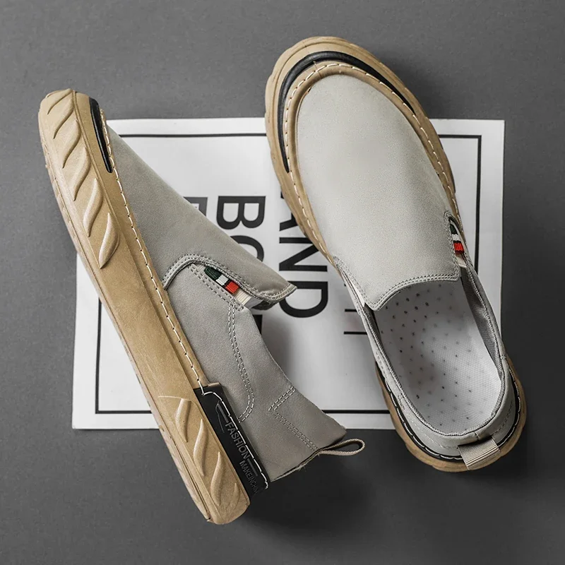 أحذية رجالية صيفية قابلة للتنفس أحذية قماشية المد النسخة الكورية من اتجاه الحرير الجليدي الترفيه أحذية قماش الركاب