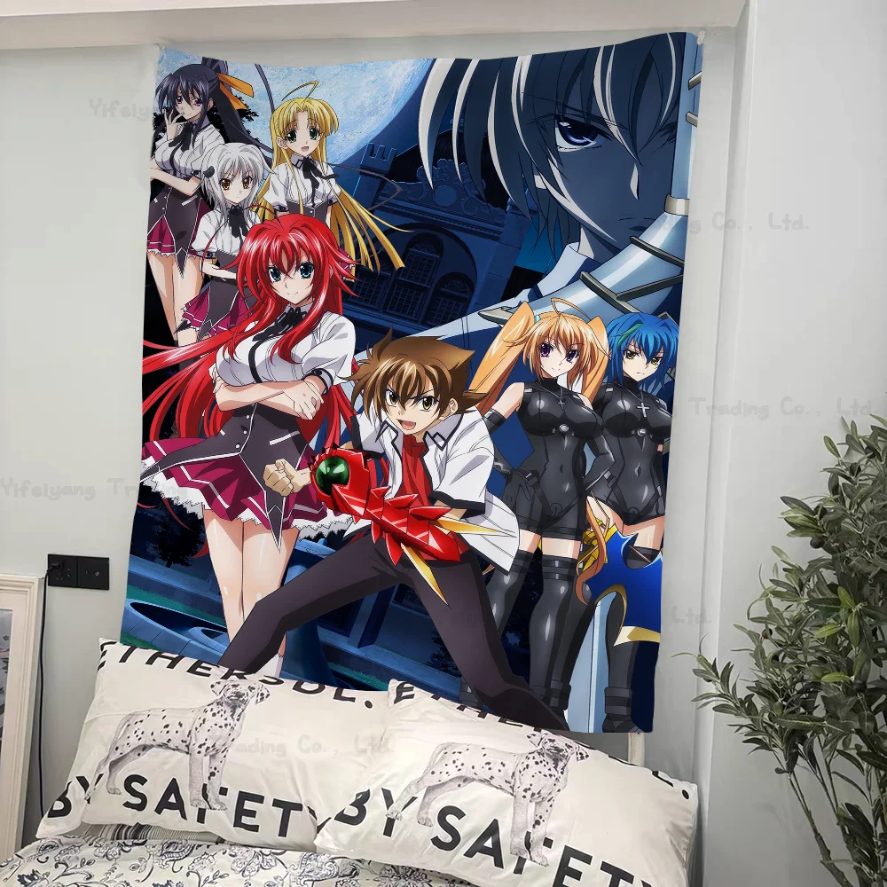 

Anime High School DXD Cartoon Tapestry Art Science Fiction Room Home Decor Wall Hanging Home Decor