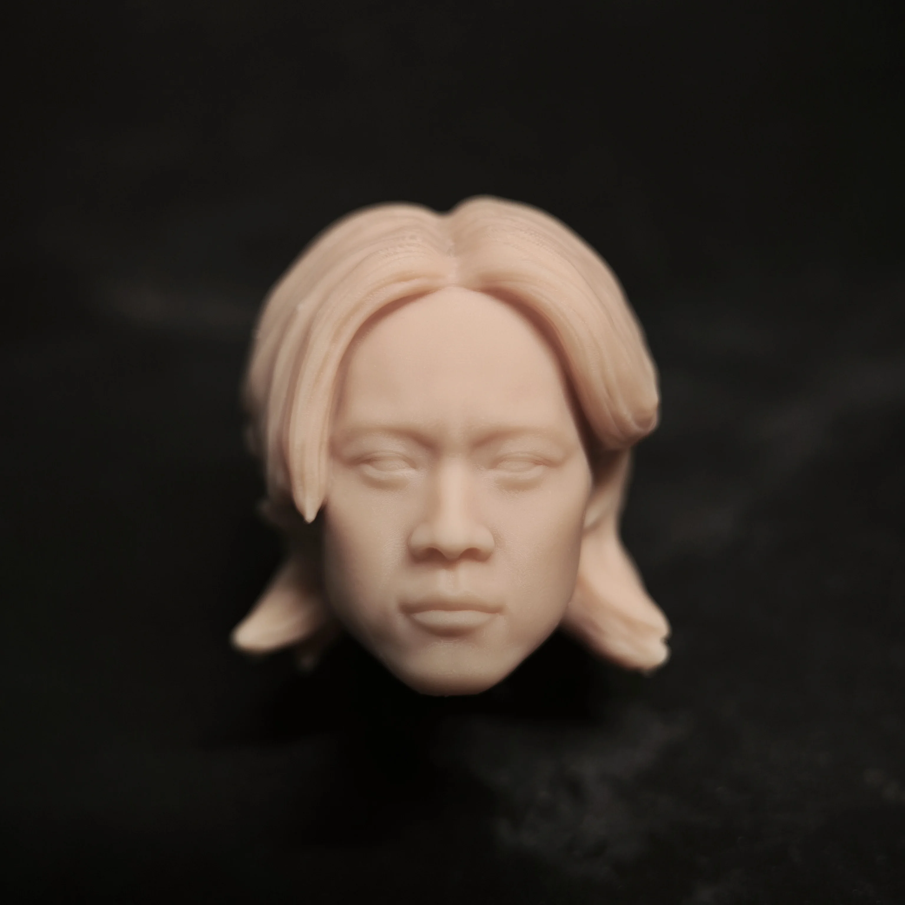 HL1649 DIY Customized 1/18 1/12 1/10 Scale Unpainted Head Sculpt for 3.75