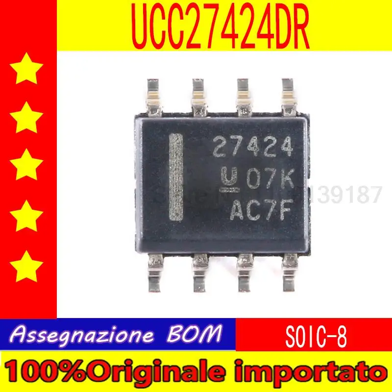 Original  10pcs/lot UCC27424DR two-channel gate drive chip IC SOIC - 8 encapsulation