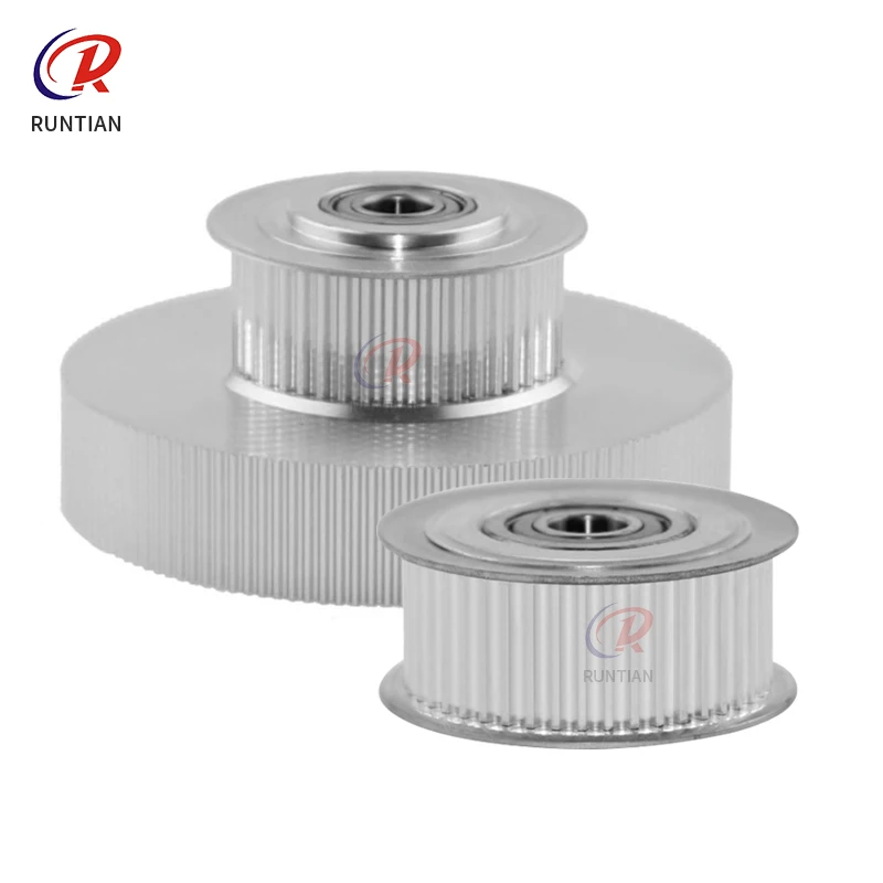 Motor Pulley for Mimaki JV33 JV5 Double Wheel Servo Motor Gear for Mimaki Inkjet Printer Passive wheel Driven Pulley for JV3 JV2