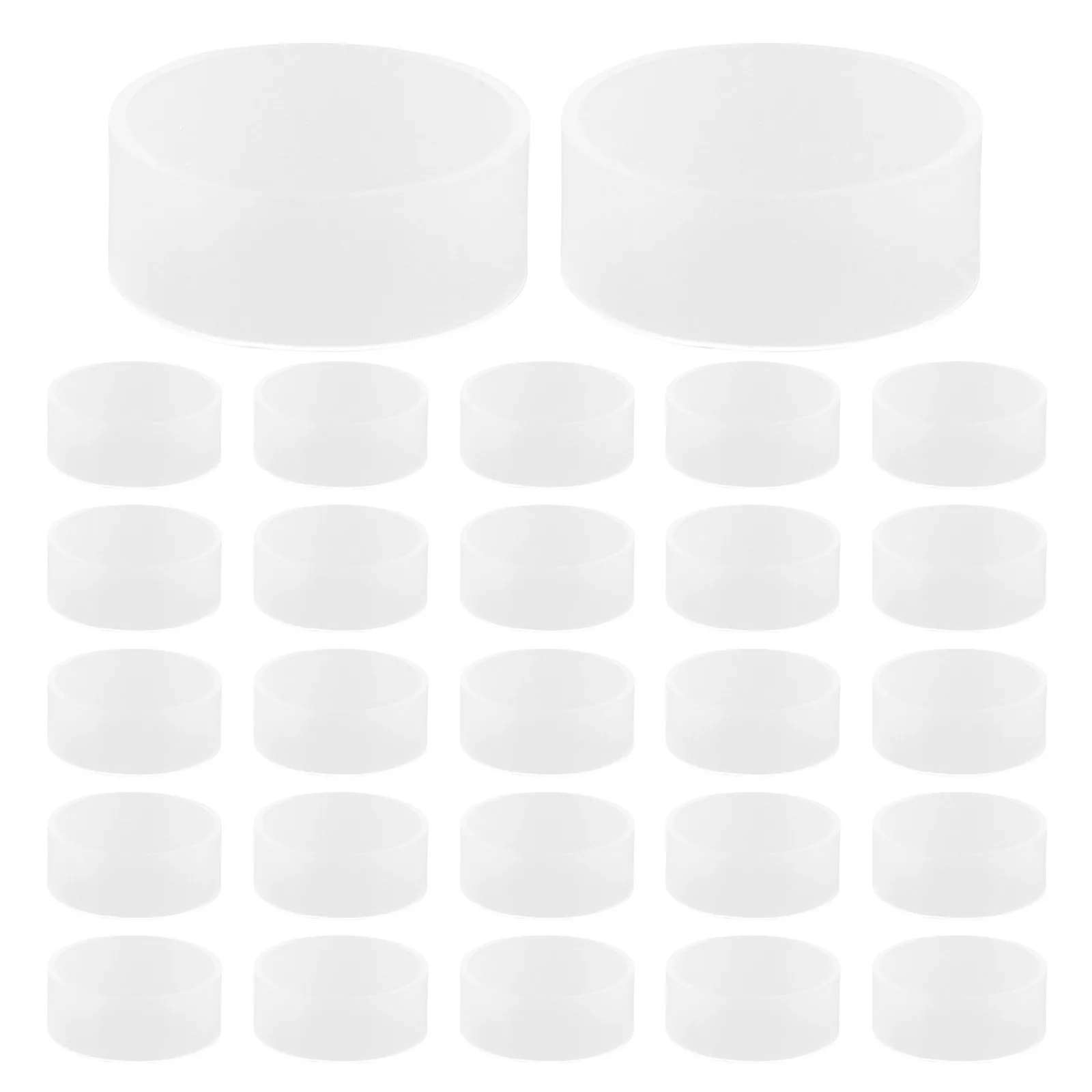 

500Pcs Silicone Cable Ties Reusable Elasticity Coil Rings for Data Lines Wire Management Home Office Organization