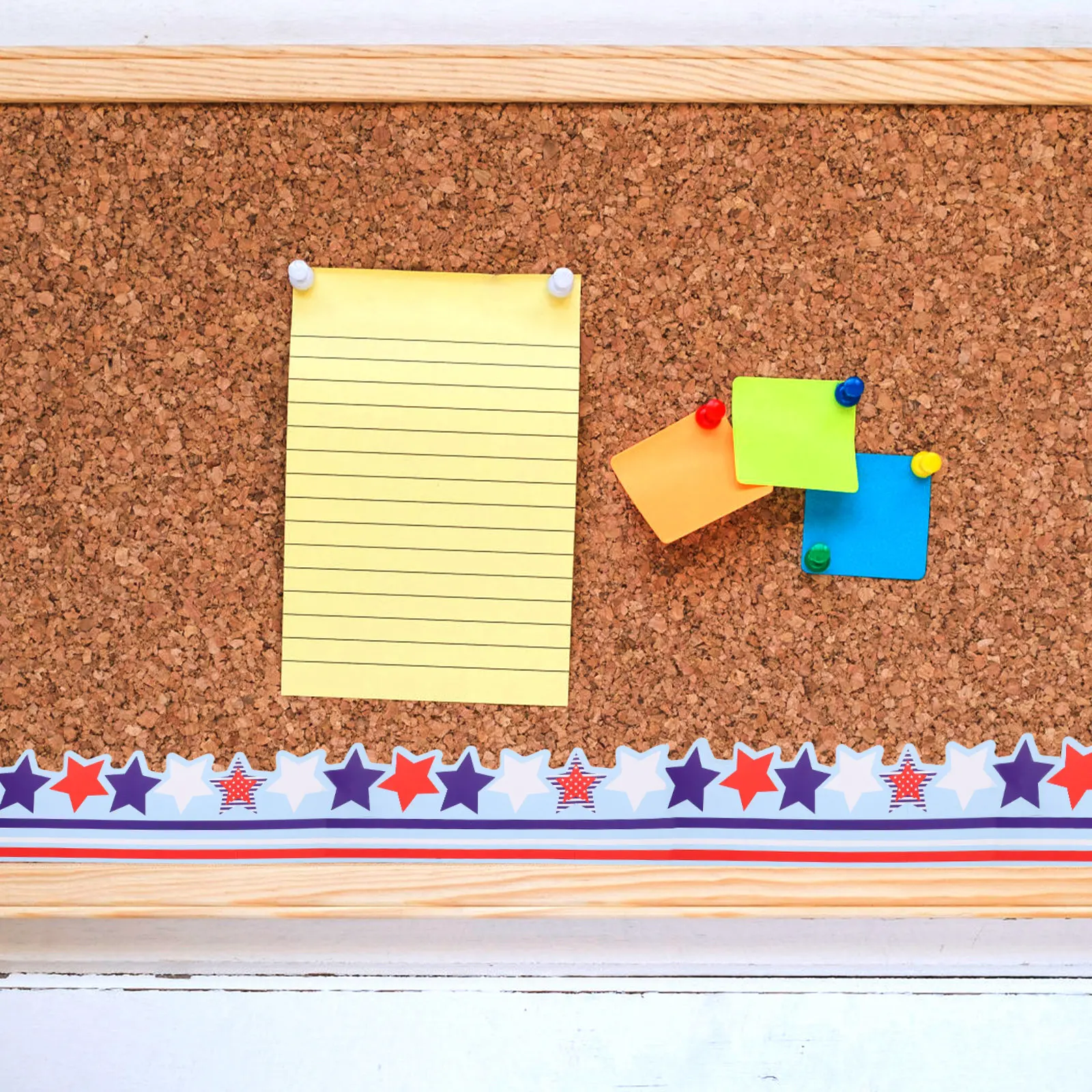 

Наклейка-бордюр с пятиконечной звездой, 1 рулон, для украшения доски объявлений ко Дню независимости, для школы, офиса, стен, школьной доски, праздничное украшение