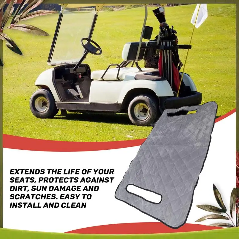 

Reliable-Golf Cart Seat Covers,Heavy Duty Oxford Cloth Golf Cart Seat Blanket Covers For 2-Person Seats Club Car