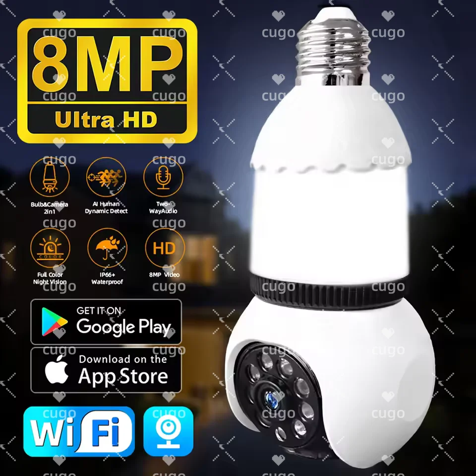 8MP E27 Led Bulb Ca… - image