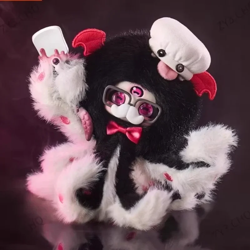

New Stock Super Vitality Factory Authentic Cino Black Monday Plush Mysterious Blind Box Doll Toy Holiday Gift Doll Ornament
