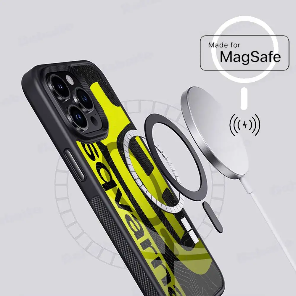 H-Husqvarnas Logo Magnetic For Magsafe Phone Case For iPhone 17 Air 16 Pro Max 15 14 13 12 11 Protective Cover view 3