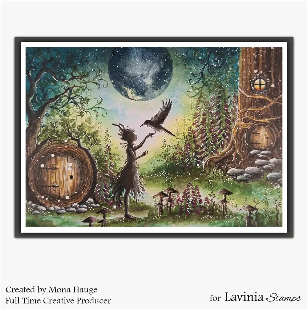 August 2026 Lavinia Stamps Midnight Coven 17-teiliges Halloween-Hexen-Silhouette-Set mit Klarsichtstempeln für Scrapbooking, Kartenherstellung, DIY-Bastelarbeiten und Dekoration – Detail 8