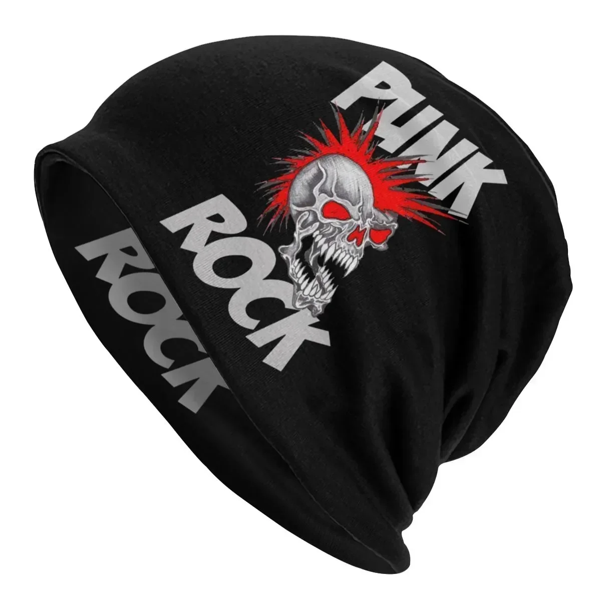 Heavy Punk Rock Music Not Dead Unisex Slouchy Beanie sombreros para mujeres y hombres, Skullies de punto Hippie, gorros para esquí de invierno