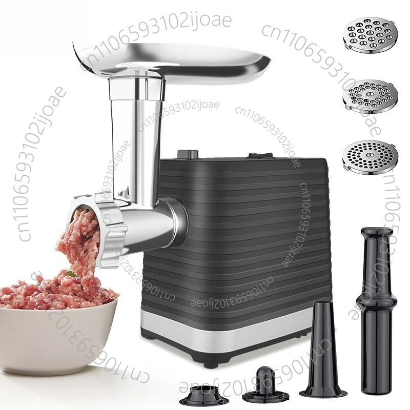 Electric Mincer - Household Multi-Function Fully Automatic Compact Stainless Steel Meat Grinder and Sausage Stuffer
