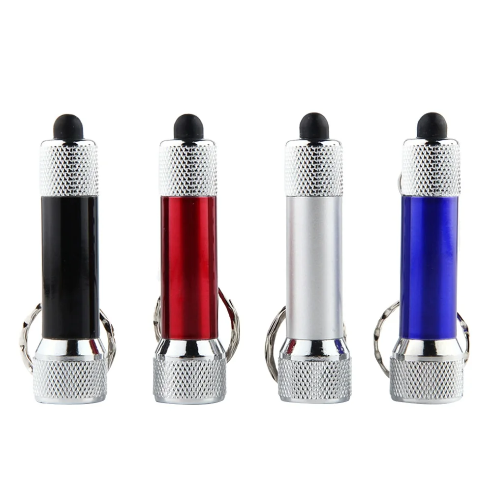 

10pcs Keychain Flashlight Portable LED Mini Flashlight Light Keyring Torch Keychain Lamp (Mixed Color)