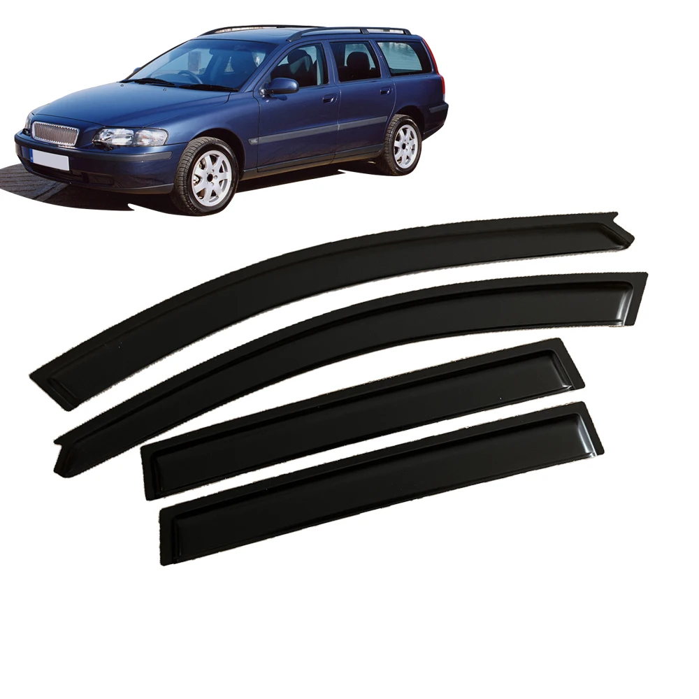 

Оконный козырек для Volvo V70 2000 2001 2002 2003 2004 2005 2006 2007, ветрозащитные дефлекторы, защита от дождя, дверной козырек, вентиляционные шторы, вентиляционный козырек